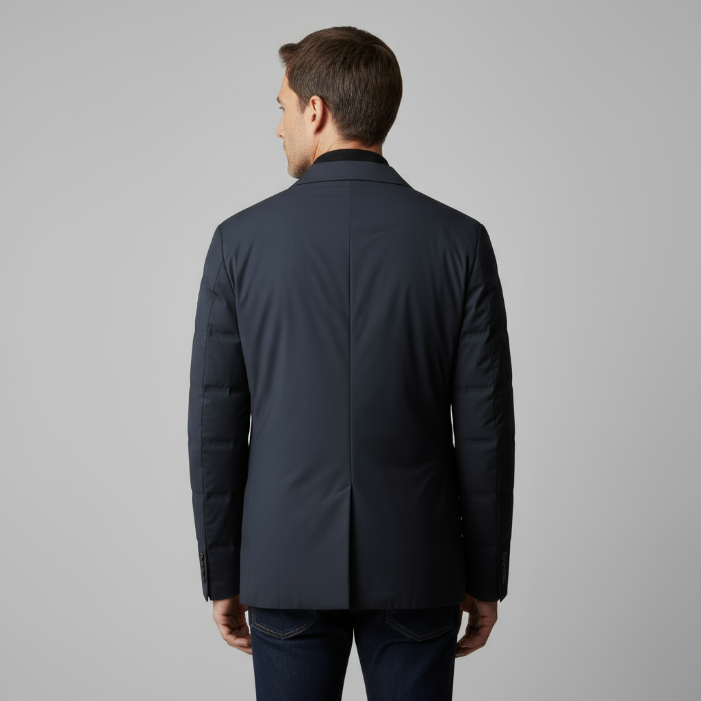 Doudoune Homme Matelassée Boutonnée