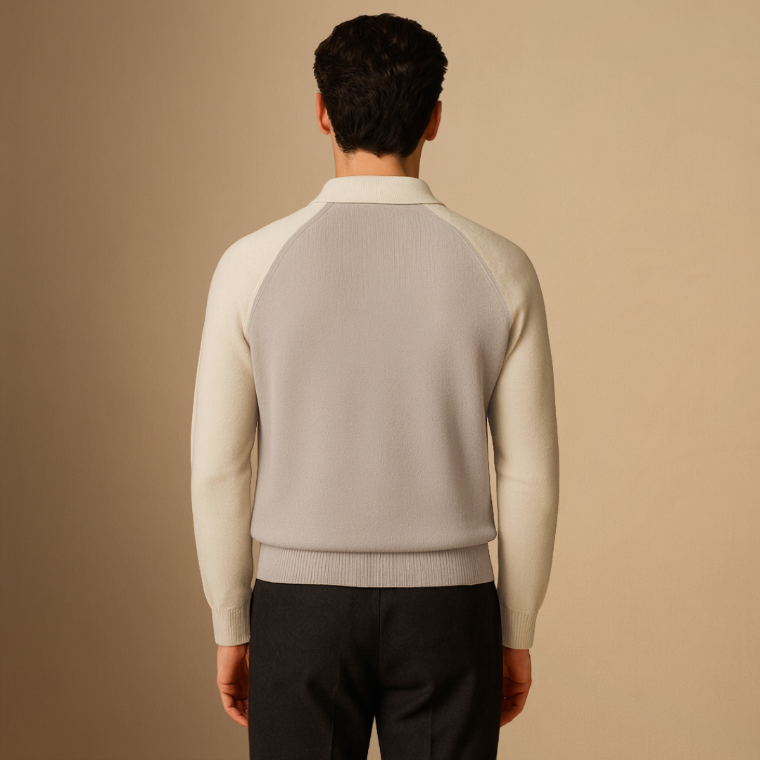Pull Homme Demi-Zip Laine Mérinos