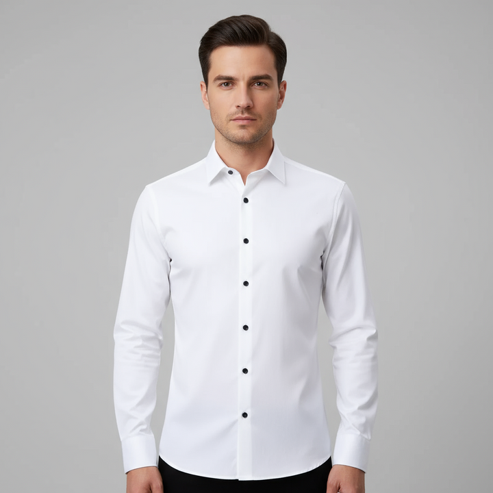 Chemise Homme Slim Boutons Contrastés