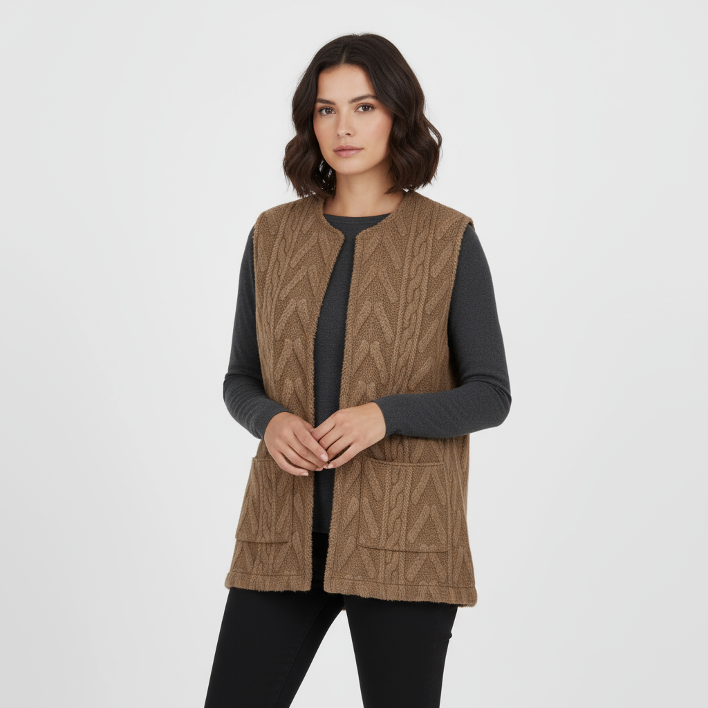 Gilet Femme Sans Manches | Doublé Polaire