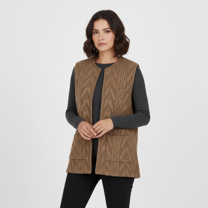 Gilet Femme Sans Manches | Doublé Polaire
