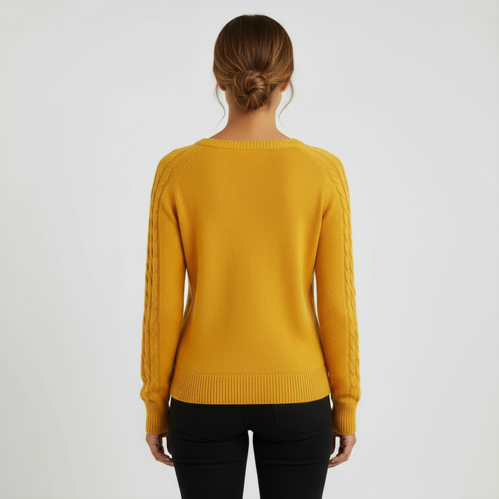 Pull Femme Maille Torsadée | Col Rond
