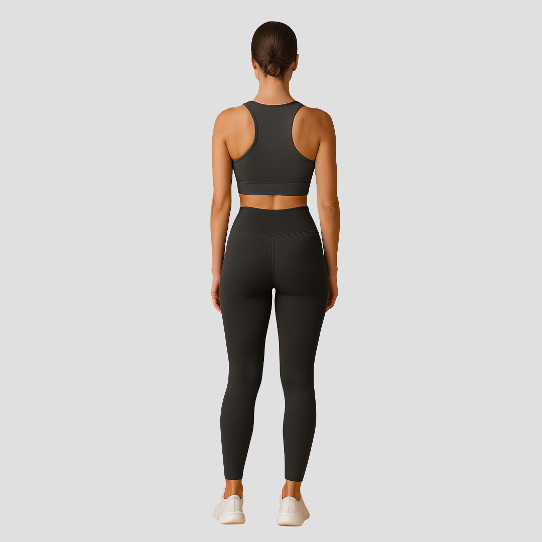 Legging femme polaire taille haute