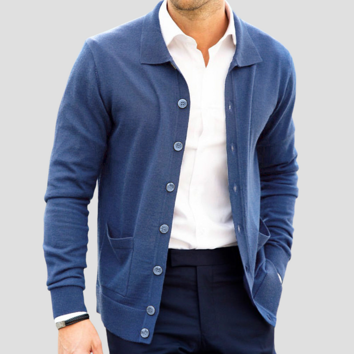 Cardigan Homme Cachemire Boutonné