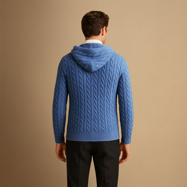 Cardigan Homme Zippé Bicolore