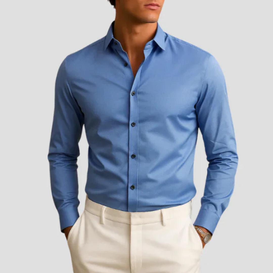 Chemise Homme Slim Boutons Contrastés