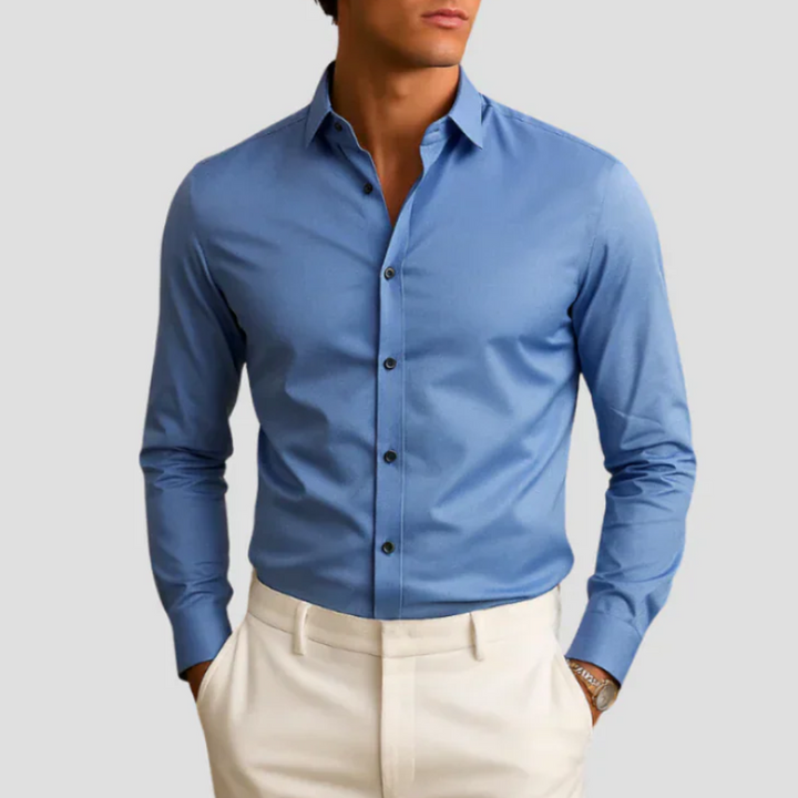 Chemise Homme Slim Boutons Contrastés