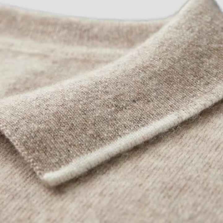 Pull Homme Cachemire Col Boutonné