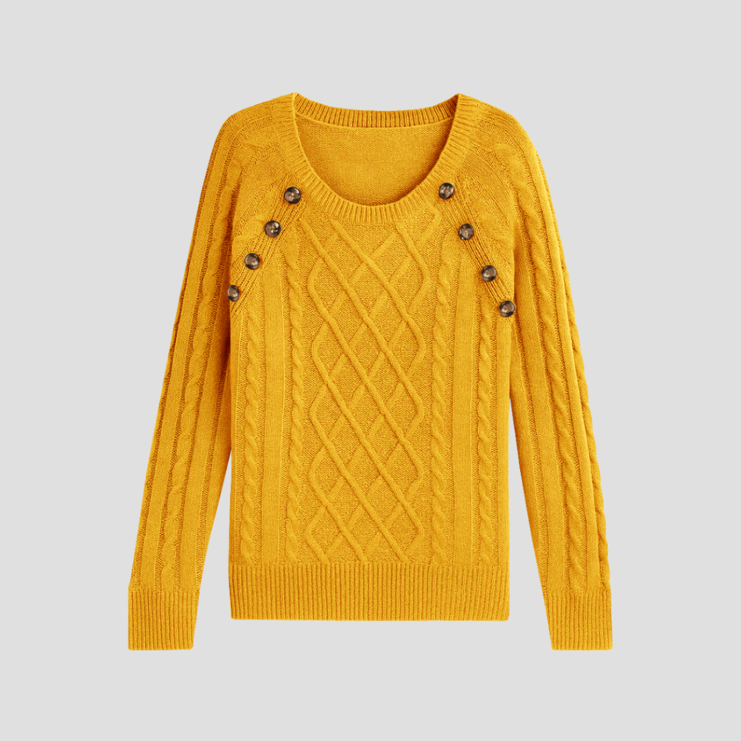 Pull Femme Maille Torsadée | Col Rond