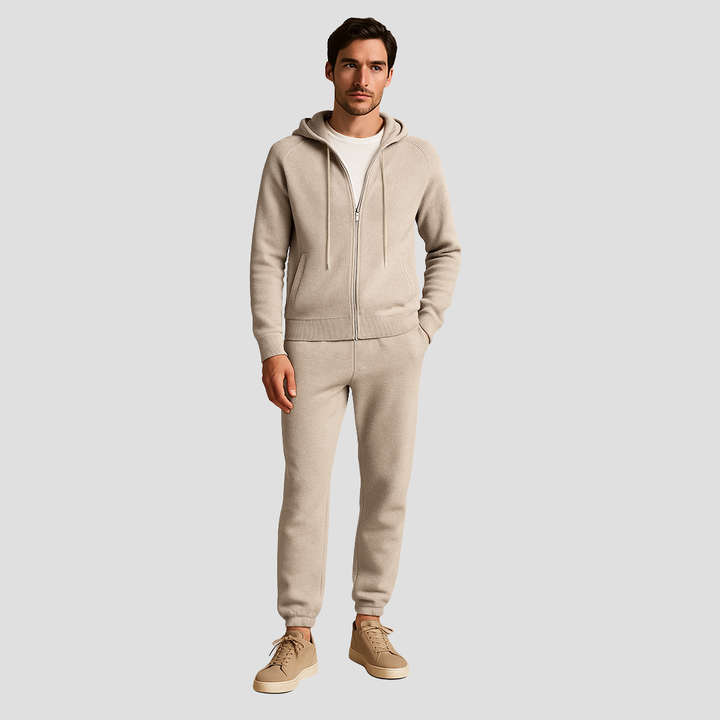 Ensemble Jogging Homme Zippé à Capuche