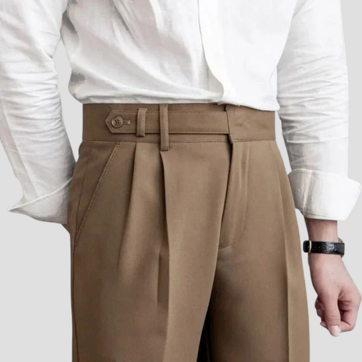 Pantalon Habillé Homme Coupe Ajustée