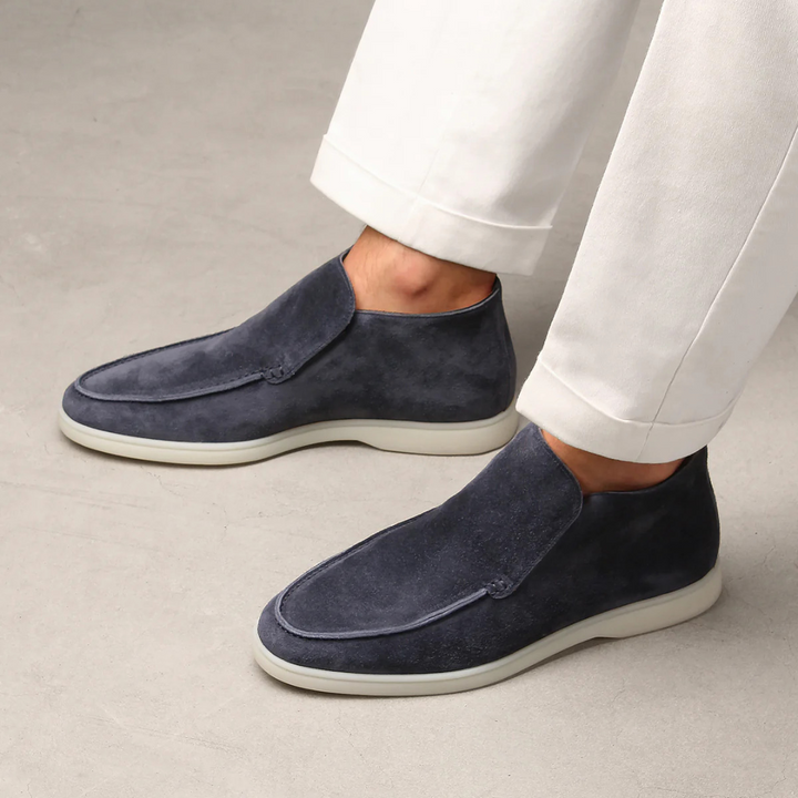 Mocassins Montantes Homme en Daim