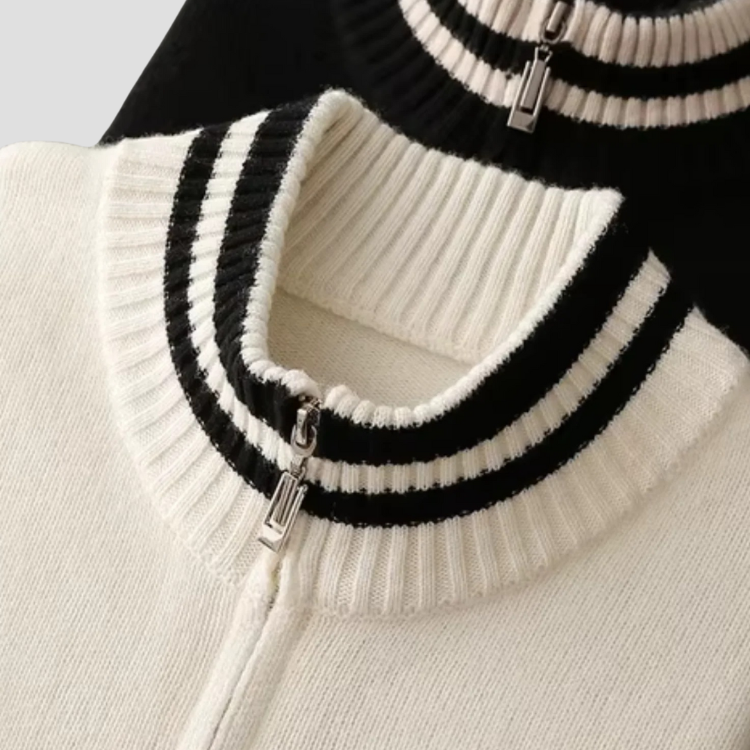 Cardigan Homme Zippé Laine Mérinos