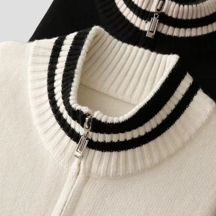 Cardigan Homme Zippé Laine Mérinos