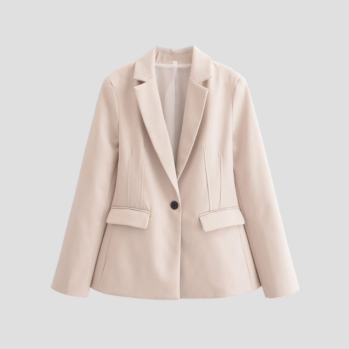 Blazer Femme Col à Revers | Boutonnage Simple