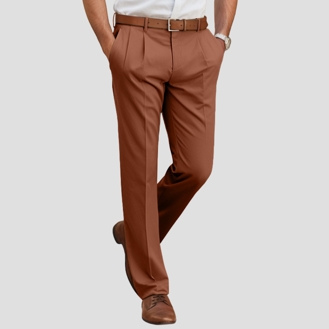 Pantalon Chino Homme Coupe Ajustée