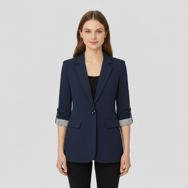 Blazer Femme Laine Col Revers