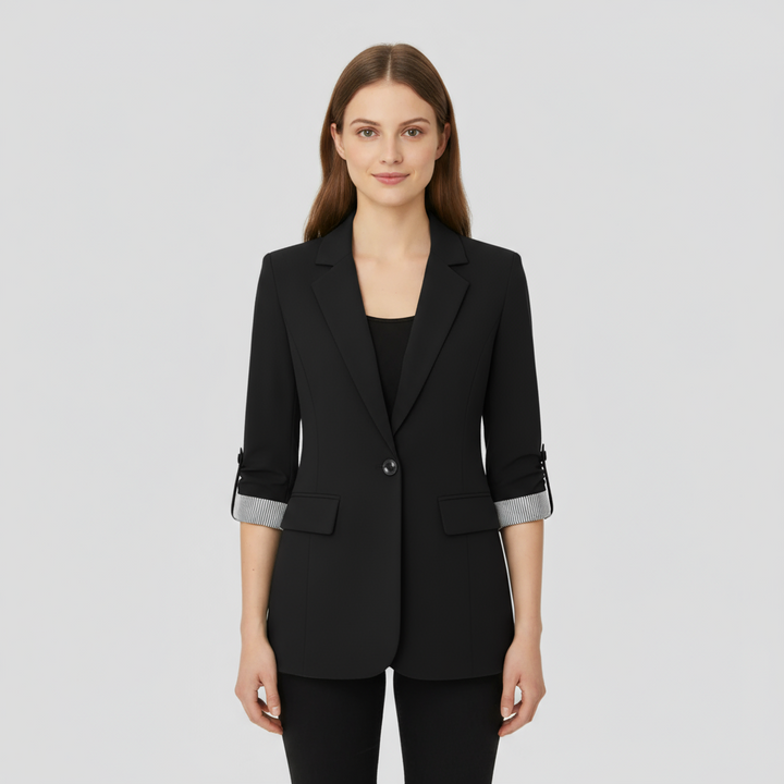Blazer Femme Laine Col Revers