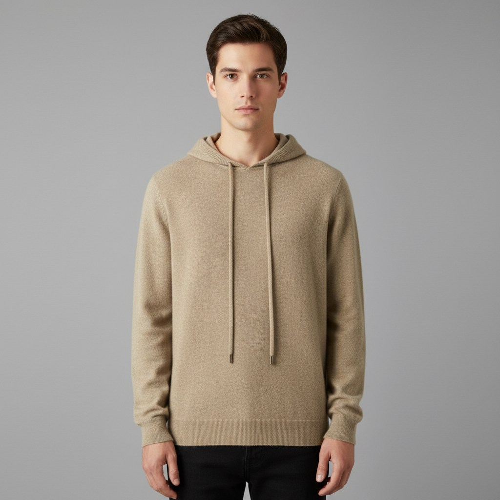 Pull à Capuche Homme Cachemire