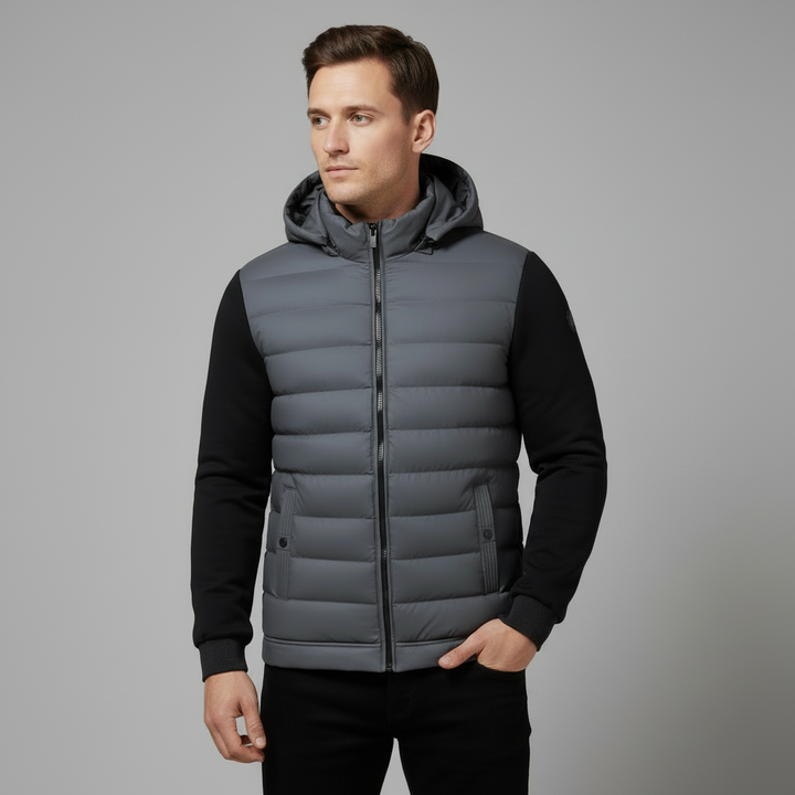 Veste Homme Matelassée à Capuche