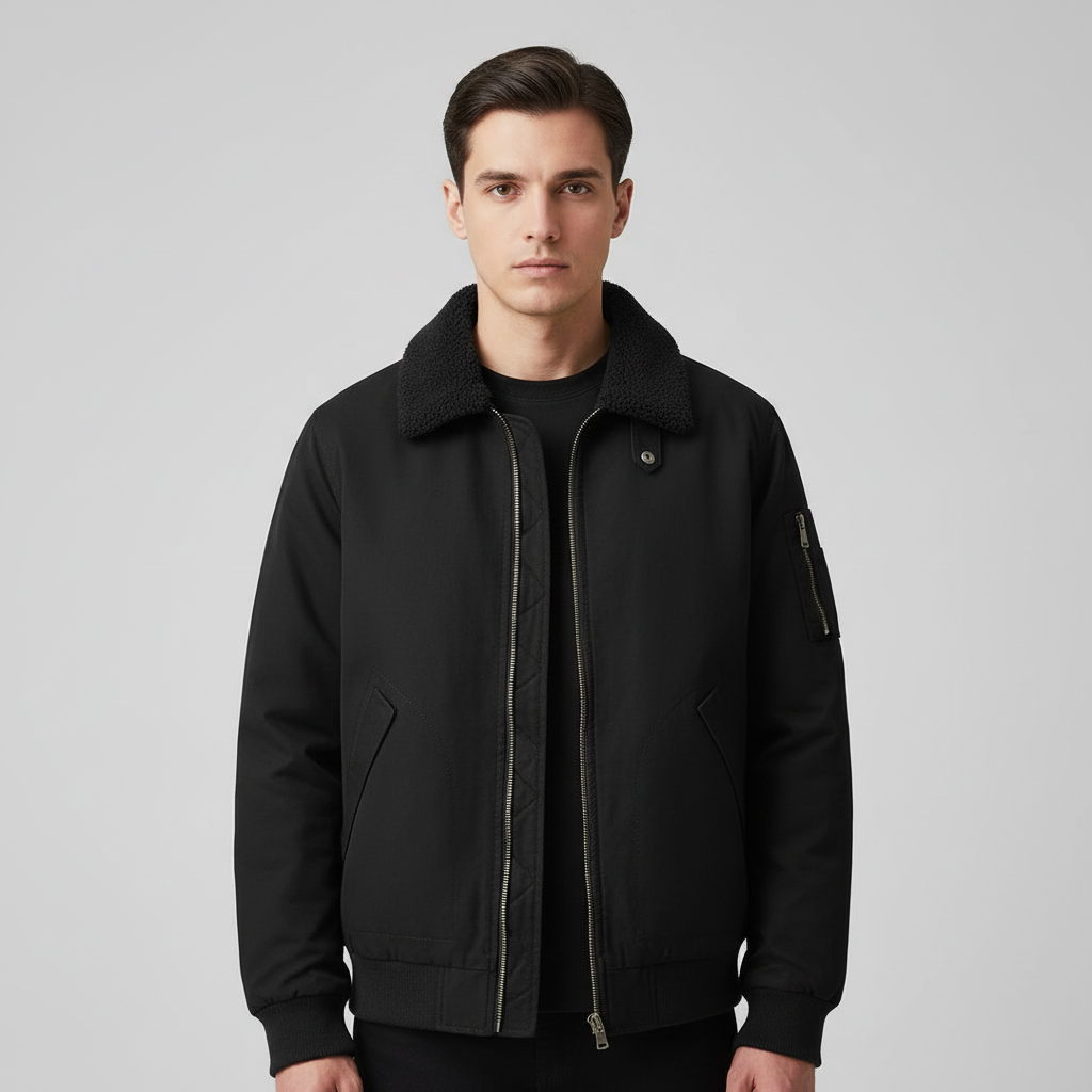 Veste Homme Coton Hiver | Doublée Laine