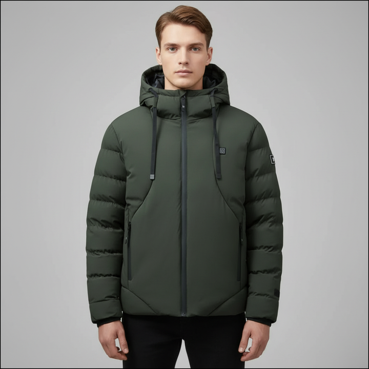 Veste Chauffante Homme à Capuche
