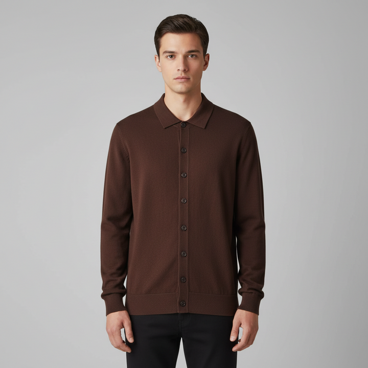 Cardigan Homme Laine Boutonné