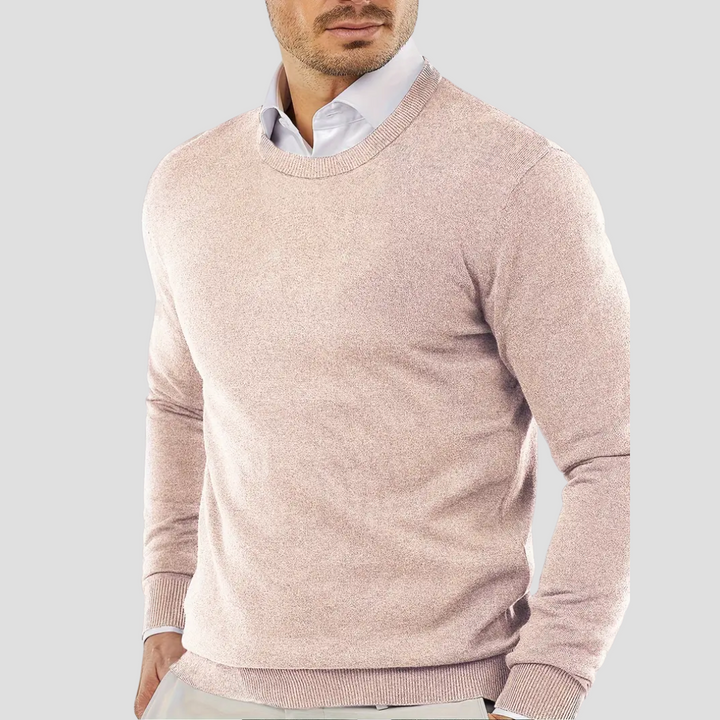 Pull Homme Col V Tricoté