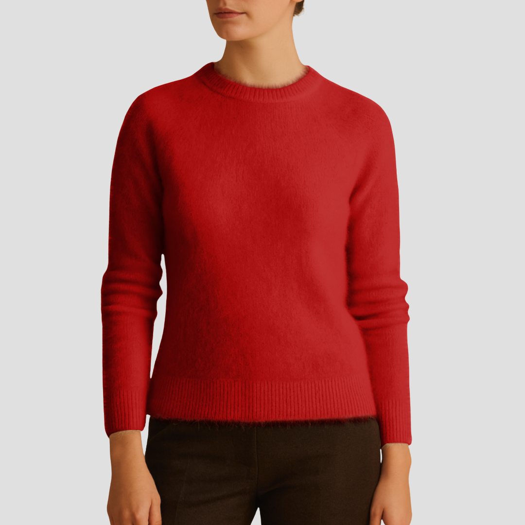 Pull Femme Col Rond Maille Douce