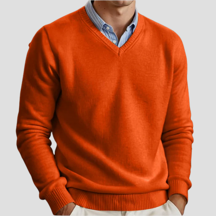 Pull Homme Col V Maille