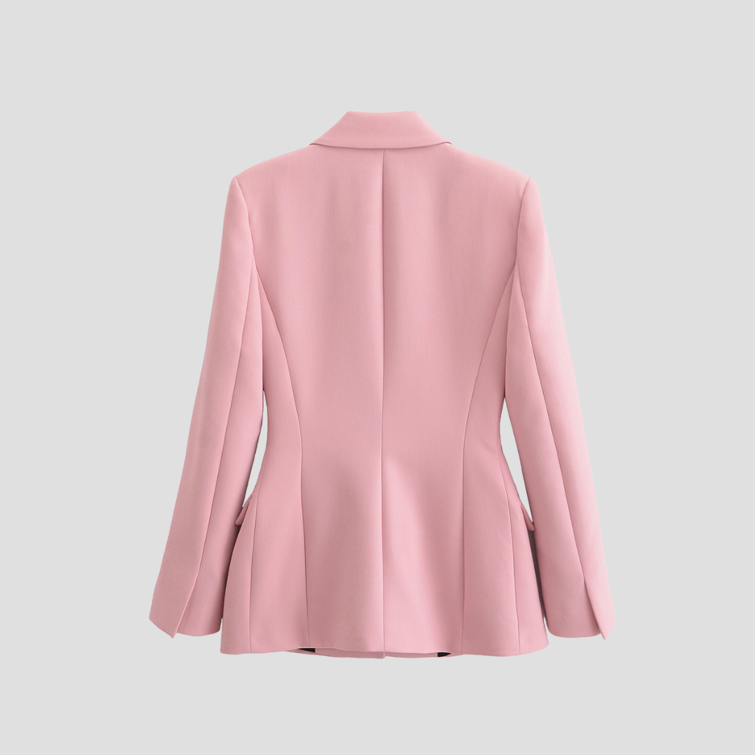 Blazer Femme Col à Revers | Boutonnage Simple