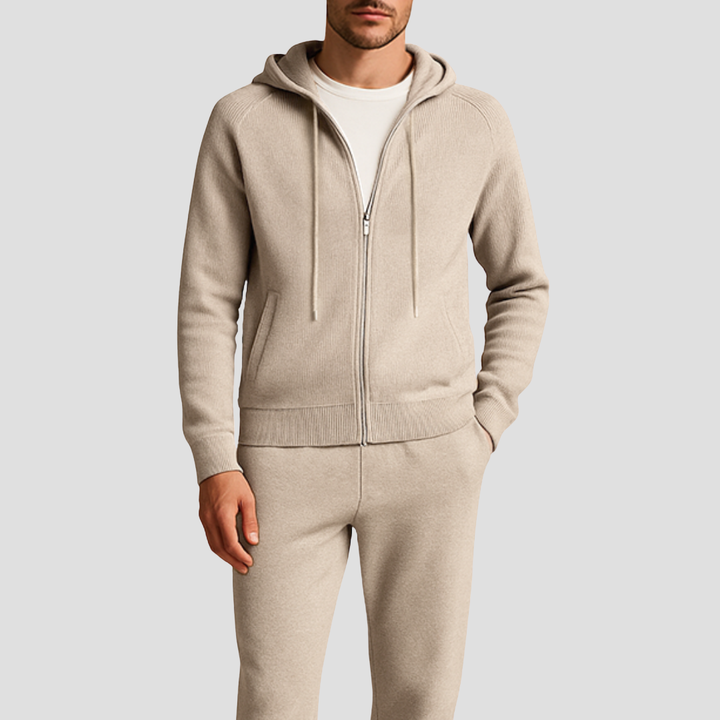 Ensemble Jogging Homme Zippé à Capuche