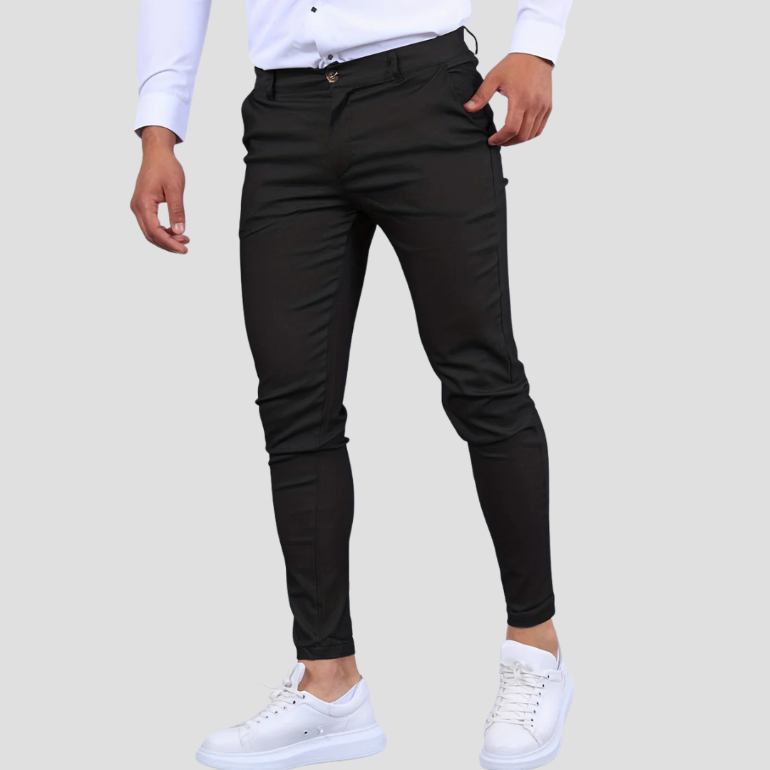 Pantalon Homme Slim Coton