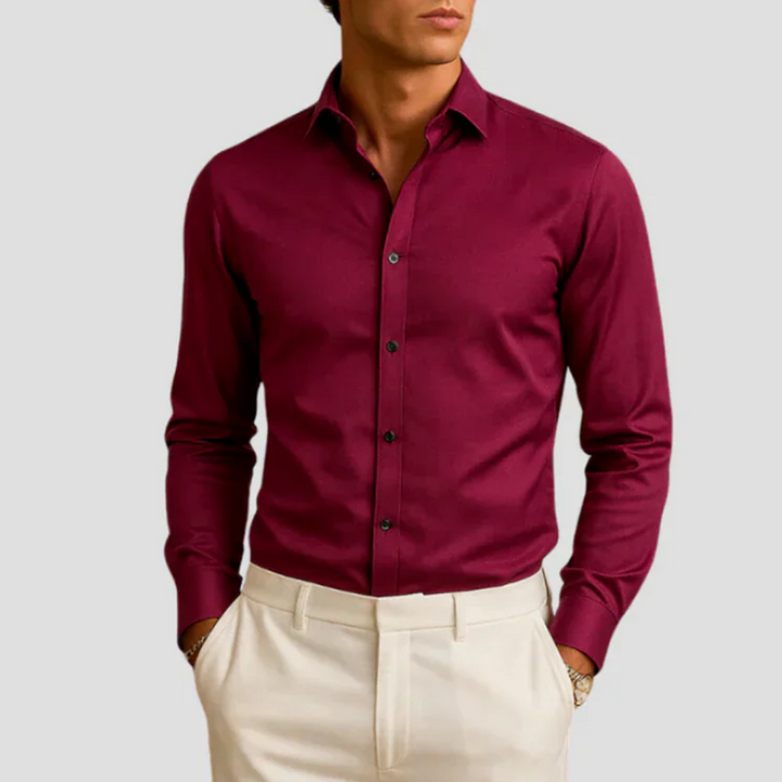 Chemise Homme Slim Boutons Contrastés