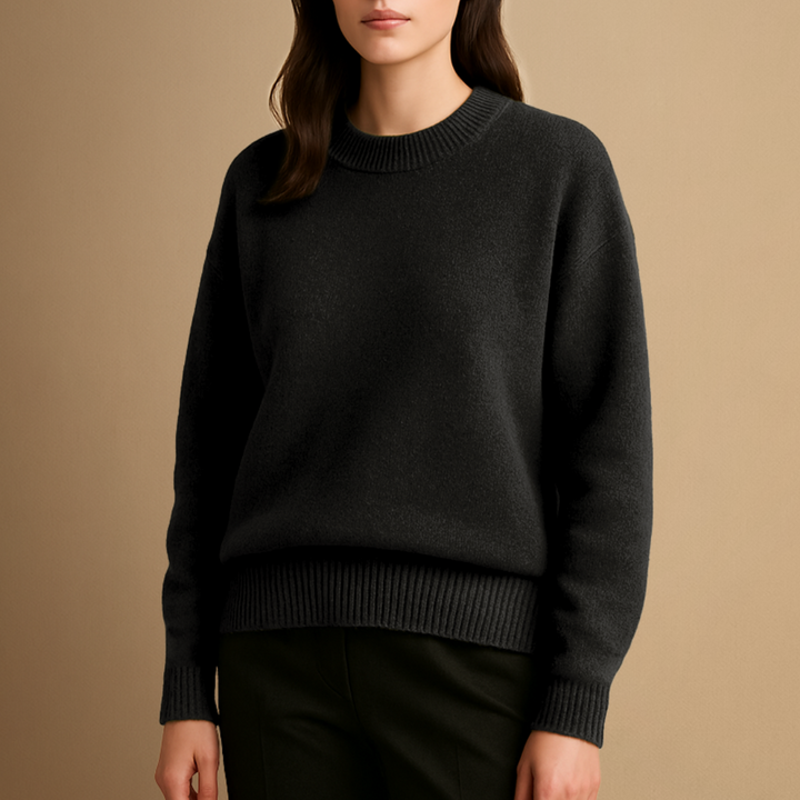 Pull Femme Col Rond Tricoté