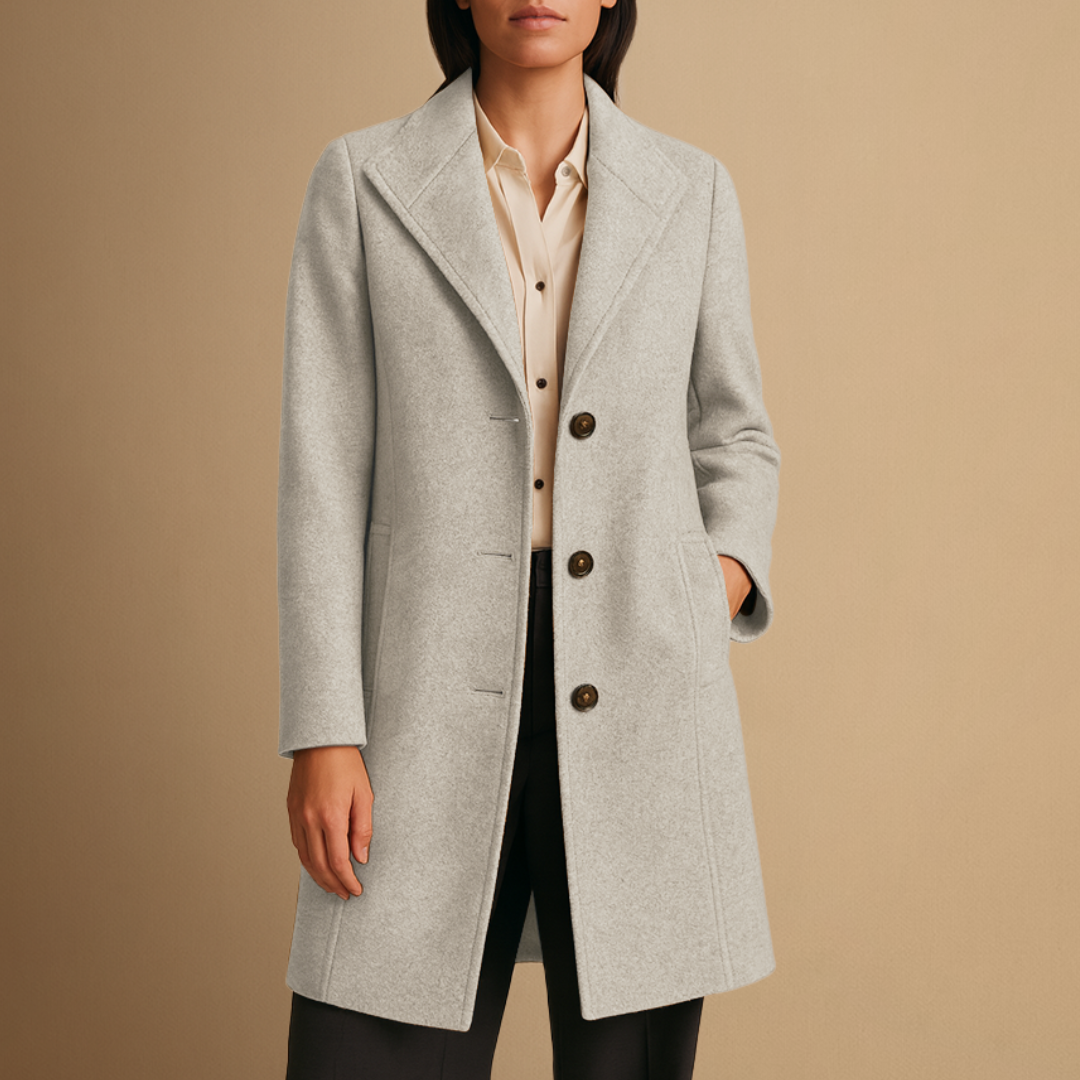 Manteau Femme Tweed Mi-Long