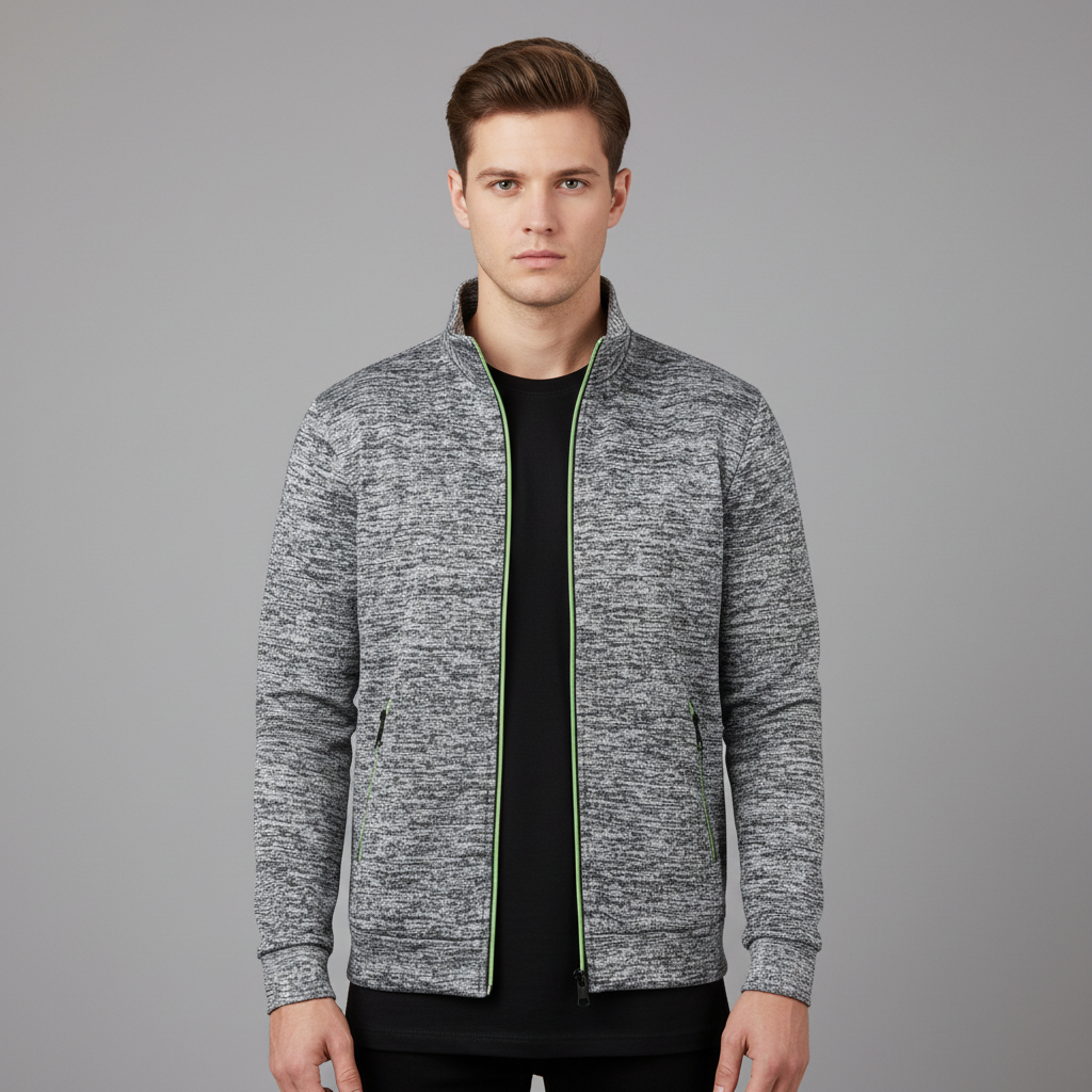 Cardigan Zippé Homme Maille