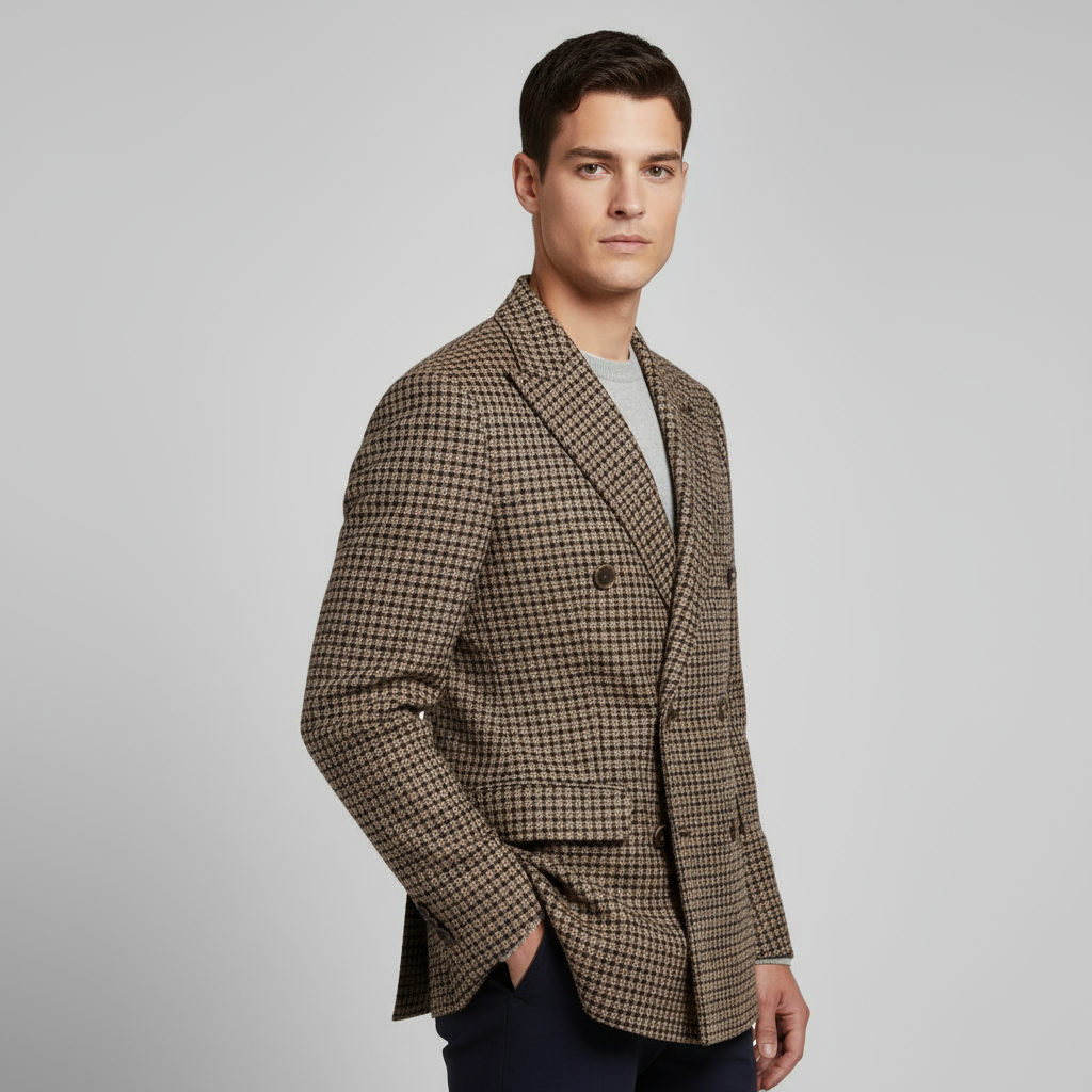 Blazer Homme Double Boutonnage Slim