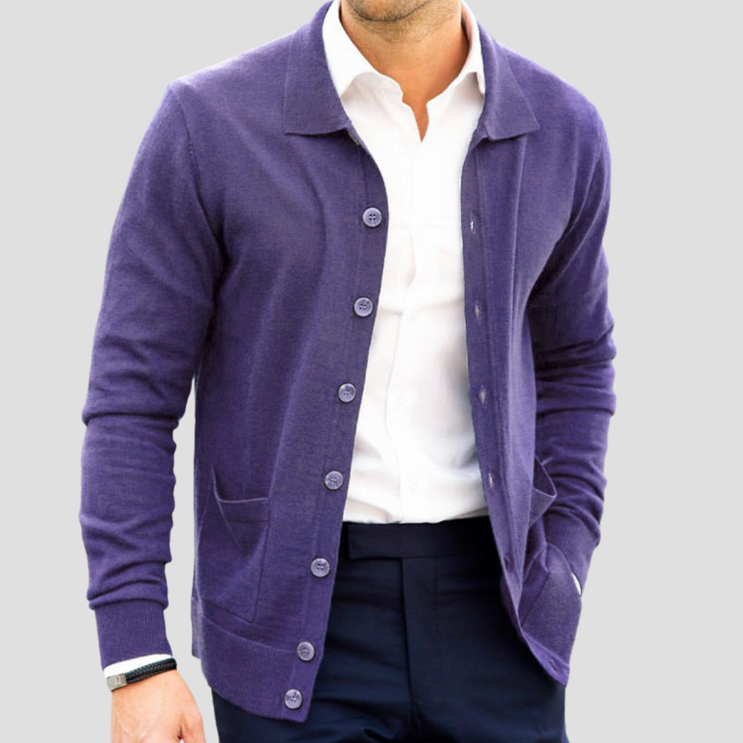 Cardigan Homme Cachemire Boutonné