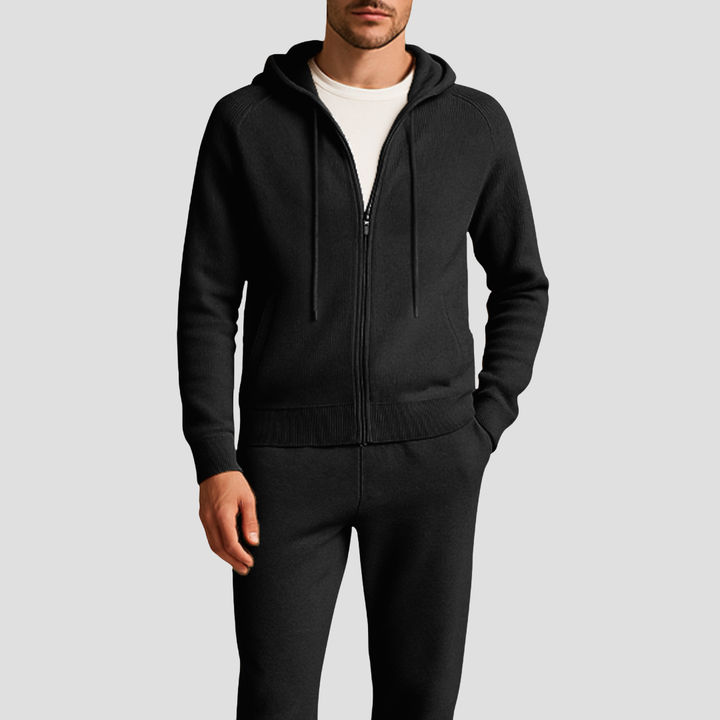 Ensemble Jogging Homme Zippé à Capuche
