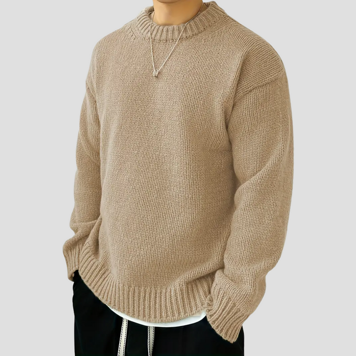 Pull Homme Col Rond Tricoté