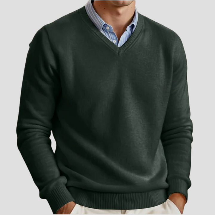 Pull Homme Col V Maille