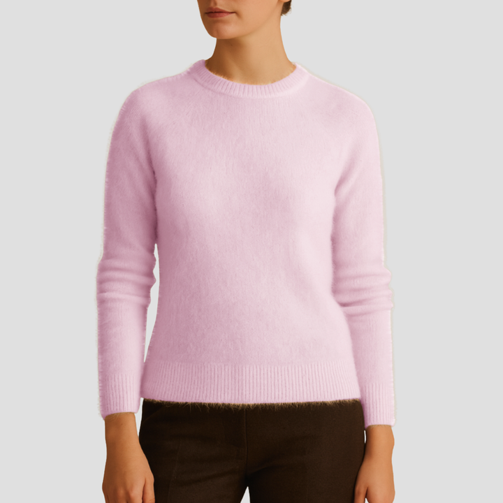 Pull Femme Col Rond Maille Douce