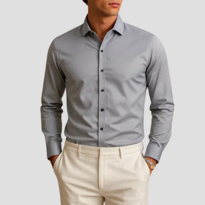 Chemise Homme Slim Boutons Contrastés