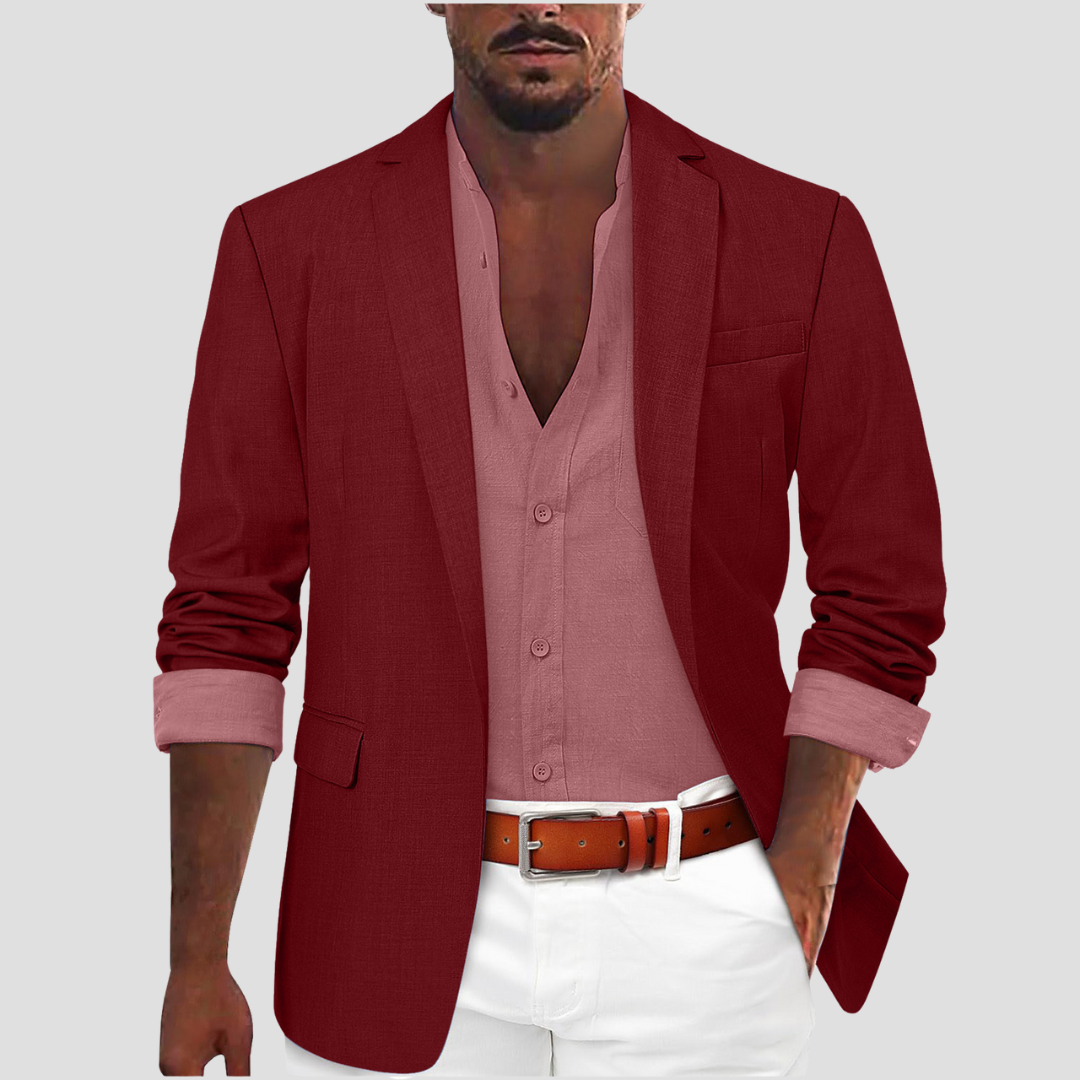 Blazer Homme Coupe Slim Léger