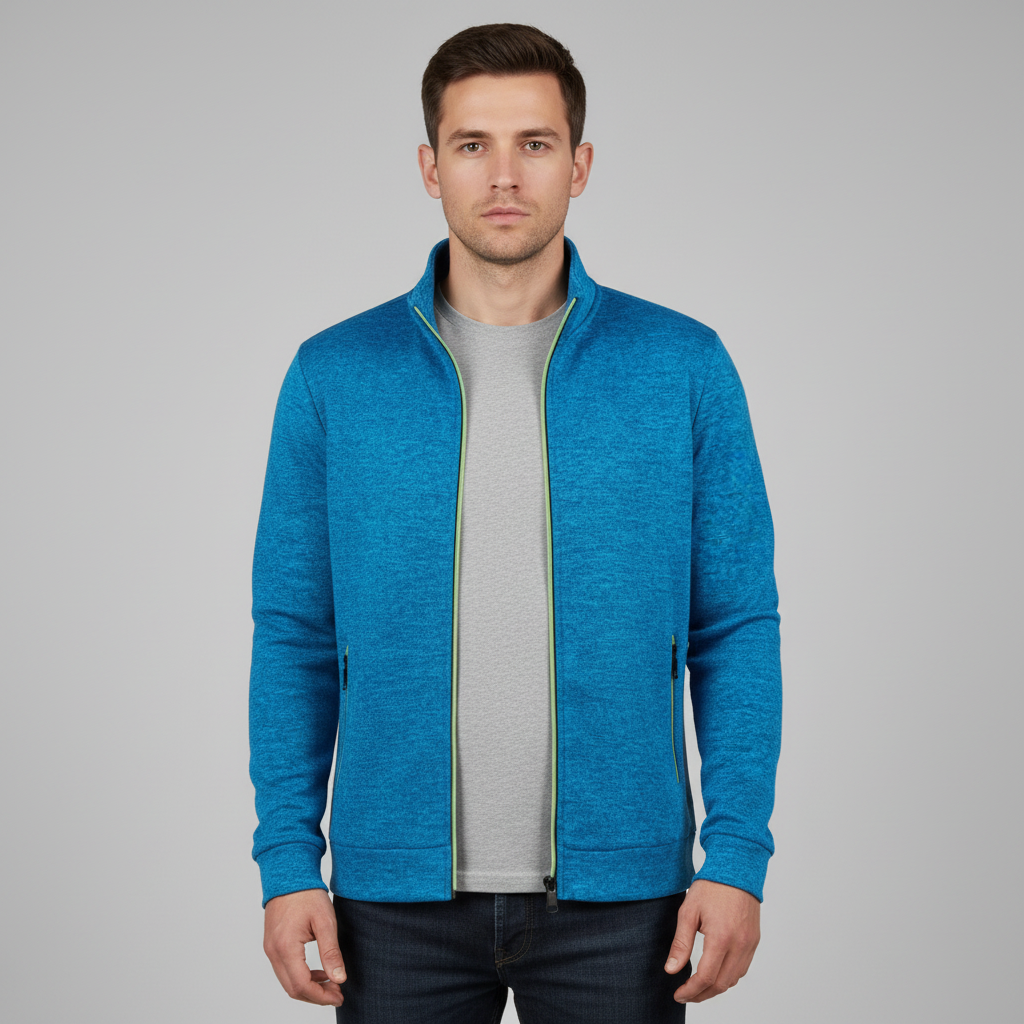 Cardigan Zippé Homme Maille