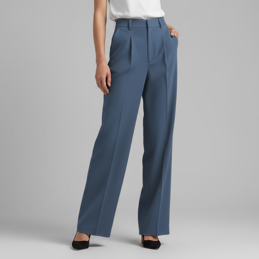 Pantalon Femme Taille Haute | Jambes Droites