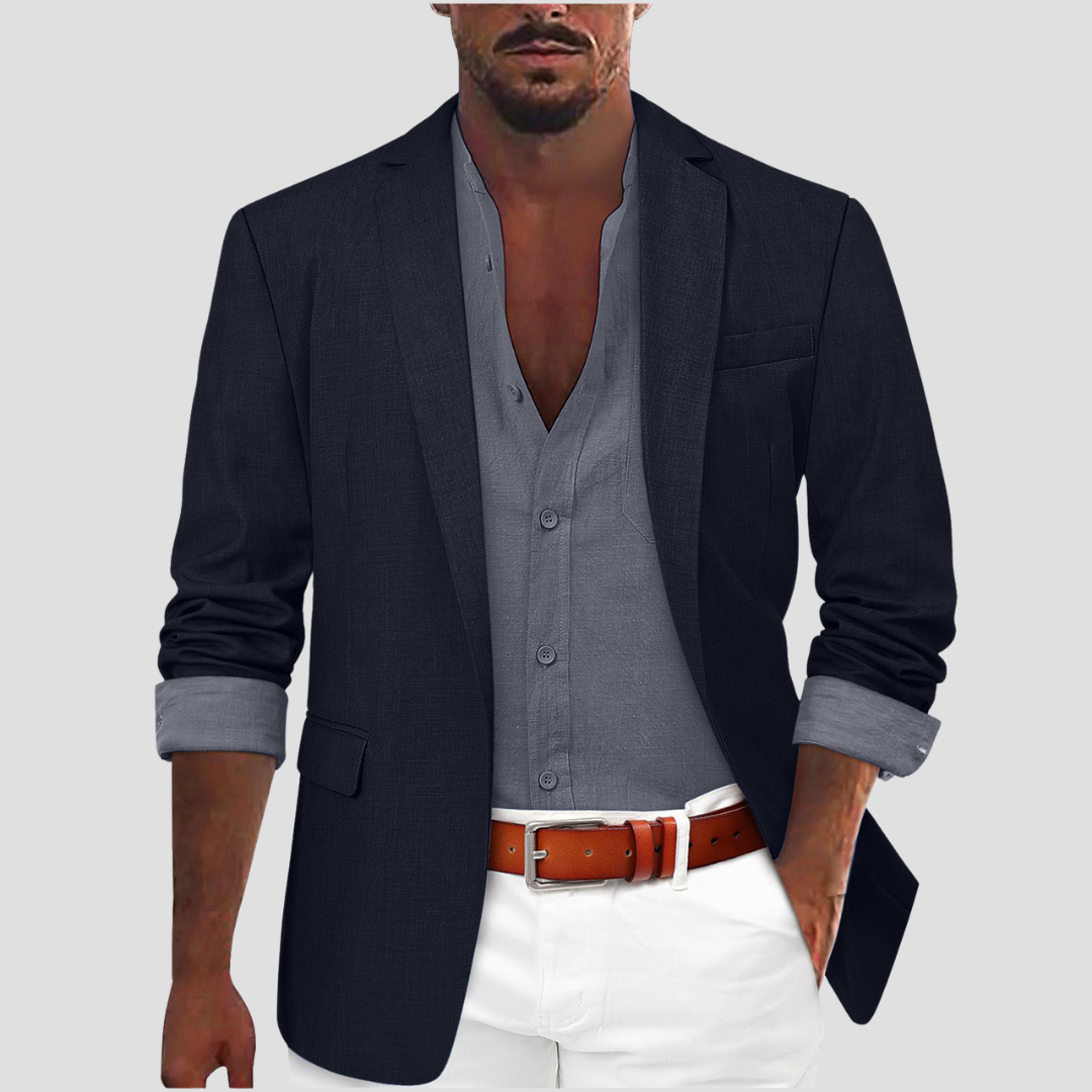 Blazer Homme Coupe Slim Léger