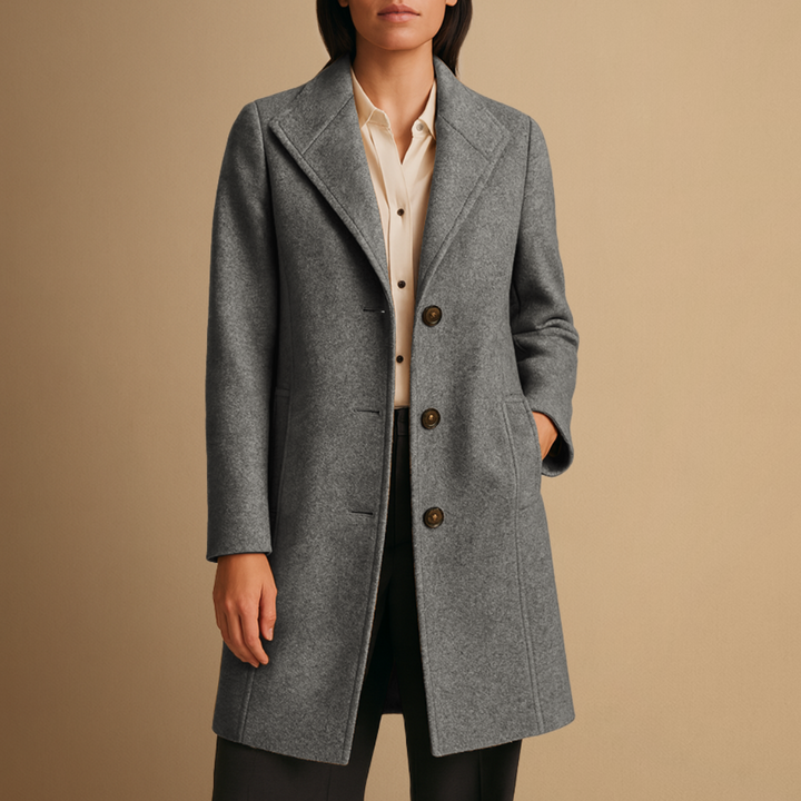 Manteau Femme Tweed Mi-Long