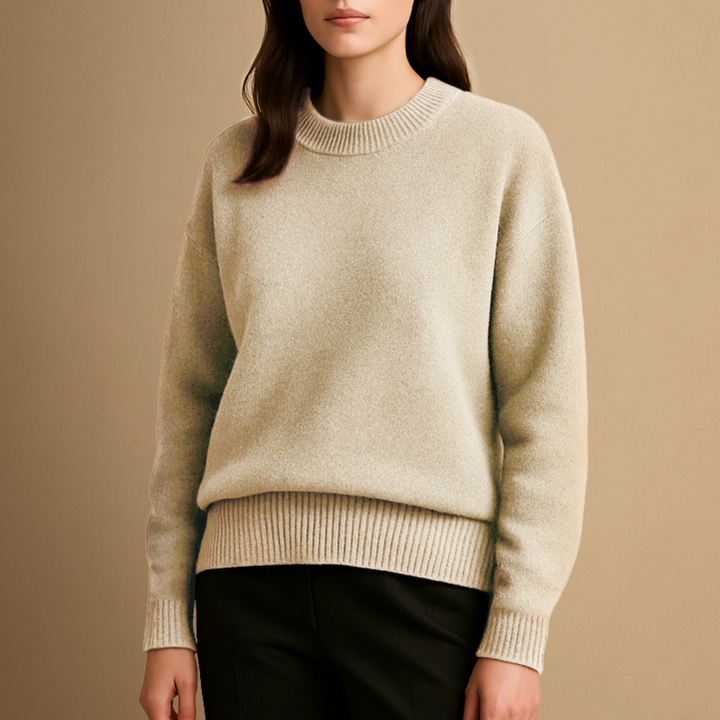 Pull Femme Col Rond Tricoté